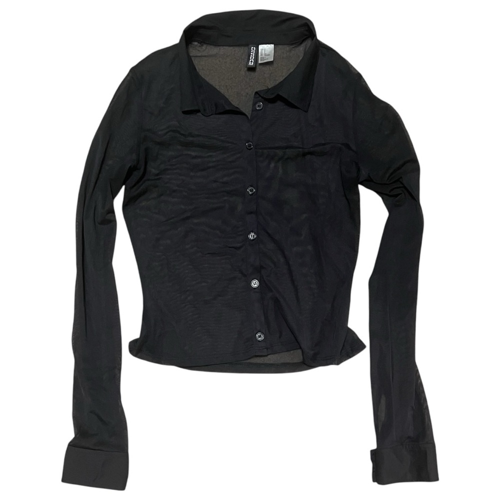 Black mesh long sleeve shirt #goth #grunge